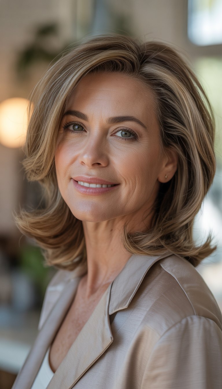 Medium Haircut For Women Over 40: 10 Stylish And Age-Defying Cuts