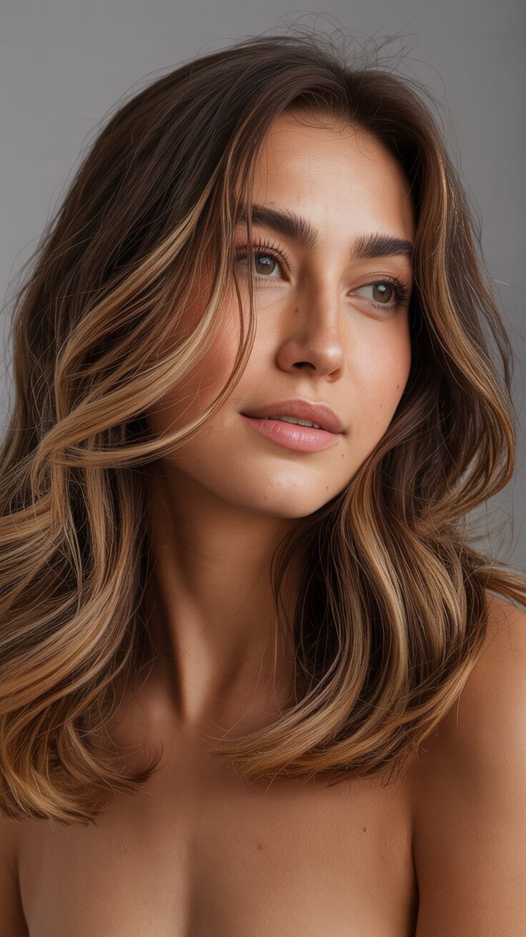 5. Honey Brown Highlights