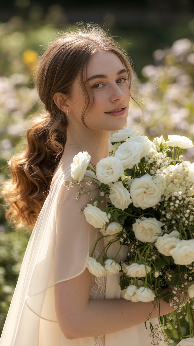 9. Low Ponytail with Volume