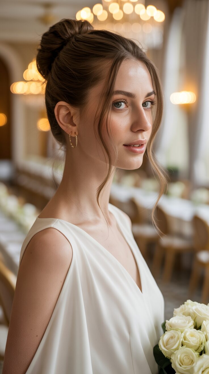 4. Sleek High Bun